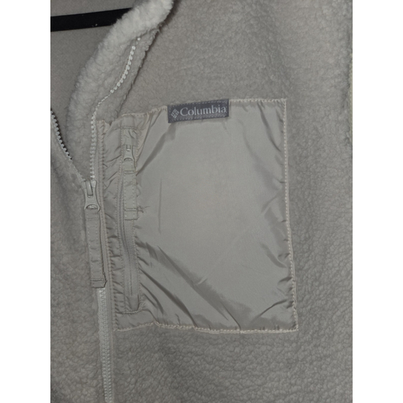 Columbia Women's Holly Hideaway Vest - Chalk XXL 2XL Sherpa - Picture 3 of 6